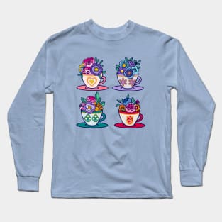 Teatime in Wonderland Long Sleeve T-Shirt